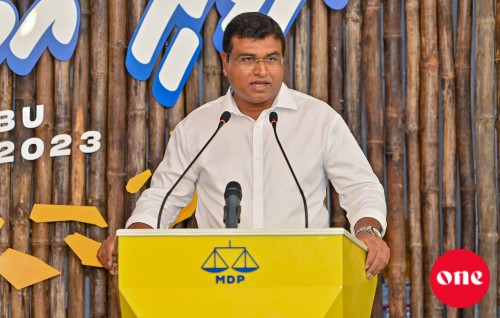 Raees Solih ah thaaeedhu kuran ninmee islaahee agent ehge gothugai masahkaiy kuran: Ameen