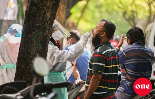 110 tested positive today, 27 from Male'