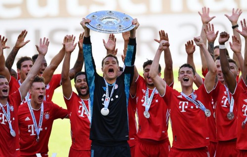 Europe ge champion in therein maalee gothun faidhaagai season nimmaalee Bayern ekani