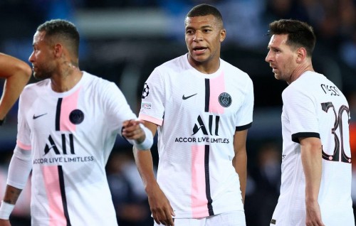 Neymar aai Mbappe ah hattrick eh, Messi ge assist hattrick eh
