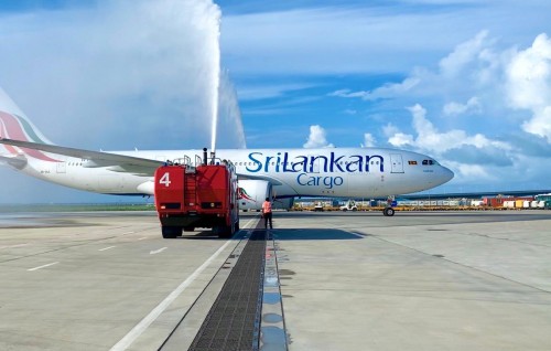 Cargo ah haassa Srilankan ge flight Raajje ah