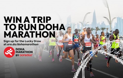 Ooredoo customer innah marathon dhuvelan Doha ah dhiumuge furusatheh