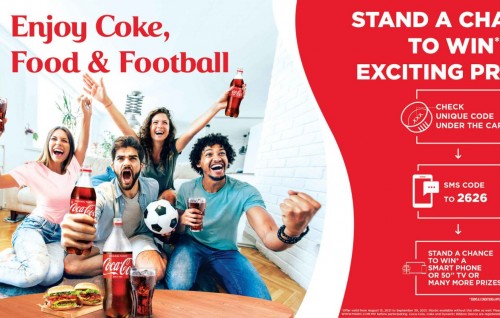 Coke aai kaathakethi adhi football: Football season aa dhimaakoh Coca-Cola in Raajjey gai haahsa promotion eh!