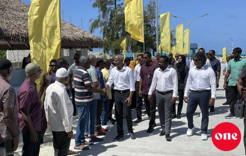 Raees Solih ah Komandoo in hoonu maruhabaaeh
