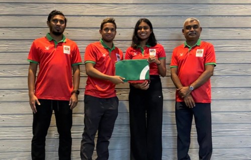 Olympics hulhuvumuge rasmiyyaathugai dhivehi dhidha ufulumuge sharafu Mubaal aai Nabaahaa ah