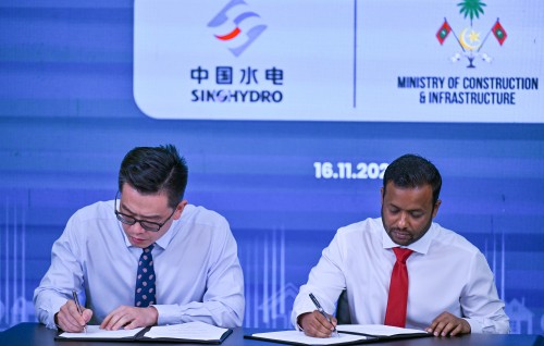 1,000 unit housing project in Eydhafushi contracted to China's Sinohydro