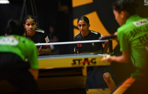 Rafa aai Mishka cadet category singles quater final ah
