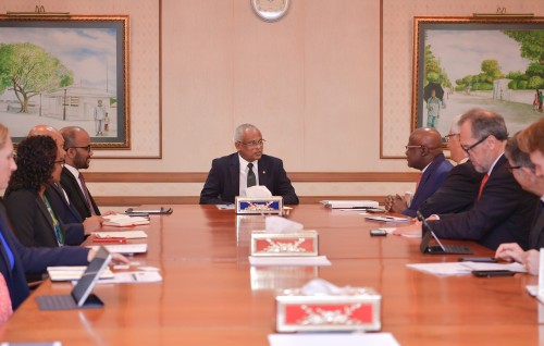 President meets World Bank delegation, discusses developmental agenda