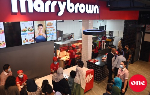 Hulhumale'gai Marrybrown ge outlet eh hulhuvaifi, furathama dhuvahuves bodu tharuheebeh