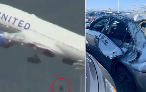 United airlines flight eh runway in nattaalumaaeku furolhu nehttihjje