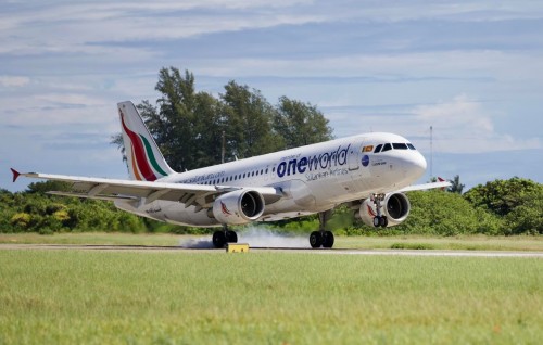 Srilankan airlines ge dhathuru thah alun Gamah fashaifi