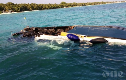 Three injured in after battery explosion on a launch