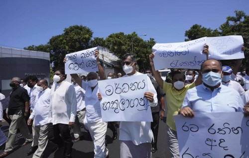 Sri Lanka protesters defy curfew after social media shutdown