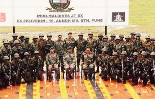 Training exercise Ex Ekuverin 2019 held in India