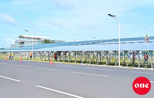Highwaygai huri solar panel thah nagai 2 rashakah bahdhalu kuran Muizzu ninmavaifi