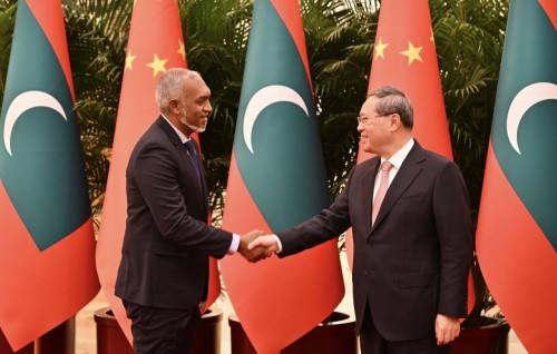 China ge State council ge premier, Raees Muizzu gee arihah ziyaaraiy kuravvaifi