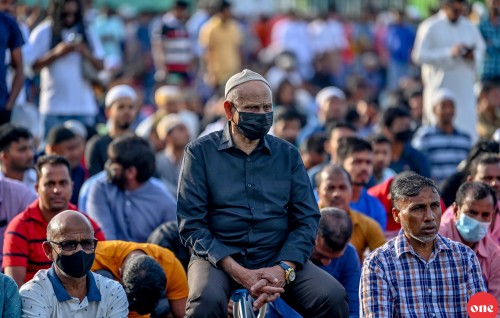 One Photo: Male aai Hulhumale gai bodu jamaaathugai kuri Eid namaadhu