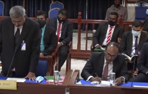 Naibu Raees kamun Dr. Jameel vaki kuri mahsalaige adu ehunthah ninmaalaifi