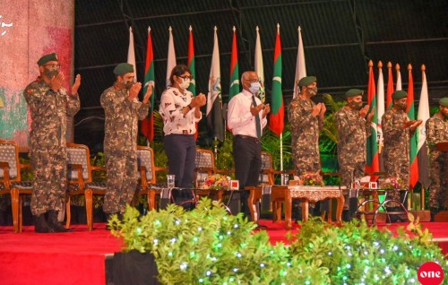 President Solih: In the proud service of armed forces, every day begins and end in the work of serving the country