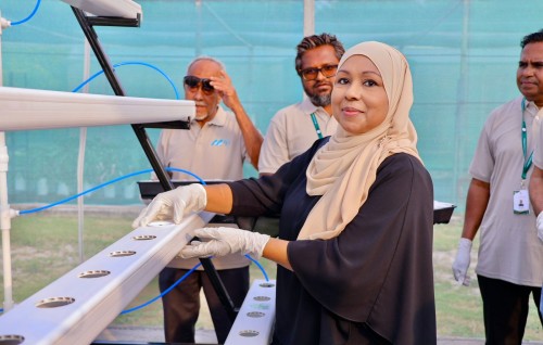 Vertical farming ge pilot project ifthithaahukohffi
