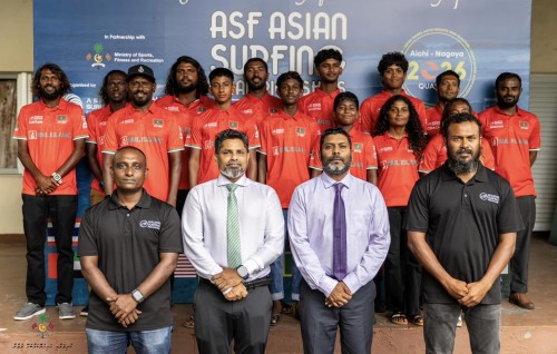 Surfing team ge coach akee Iboo, Captain innakee Ammaday aai Sayyidh Salaahuhdheen