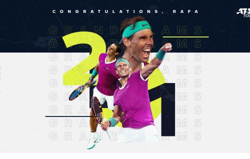 Australian open kaamiyaabukoh, Nadal ah tennis ge enme thaareehee record
