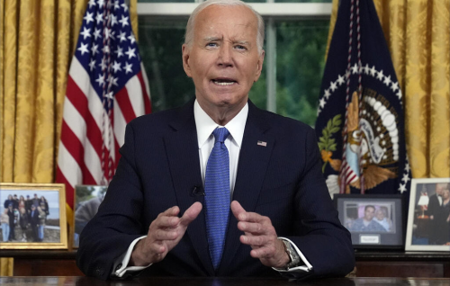 Biden explains decision to quit 2024 race in Oval Office address