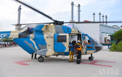 Raajjeygai Helicopter ge hidhumaiy dhinumah shauguverikan faalhu kurumah hulhuvaalaifi