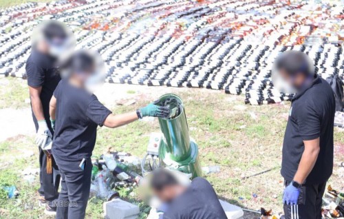 Alcohol worth over MVR 3.5 mln destroyed