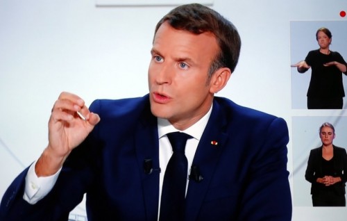 France ge Raees Emmanuel Macron covid ah positive vejje