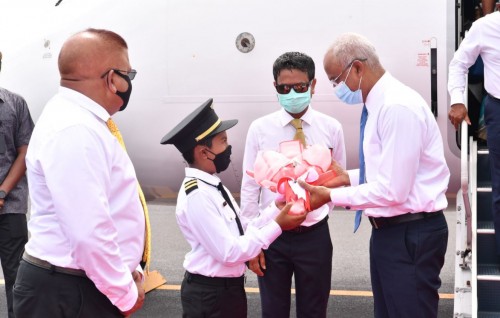 Hoarafushee Airport hulhuhvvai dhehvvumah Raees Solih Hoarafuhttah vadaigenfi