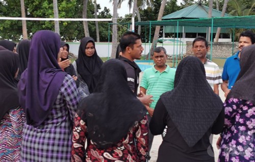 Awareness program on crime prevention held at Vaavu Atoll School