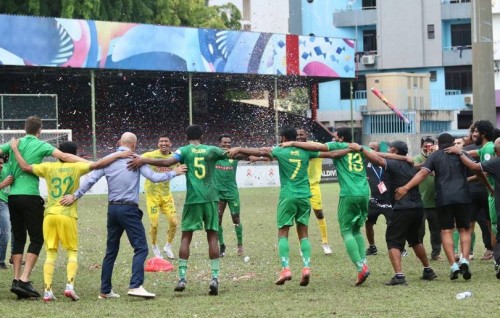 Maziya in jehi jehigen 3 vana faharah Dhivehi premier league kaamiyaabu koffi