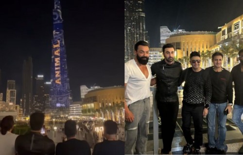 Ranbir ge film Animal ge trailer Burj Khalifa gai dhahkaalaifi
