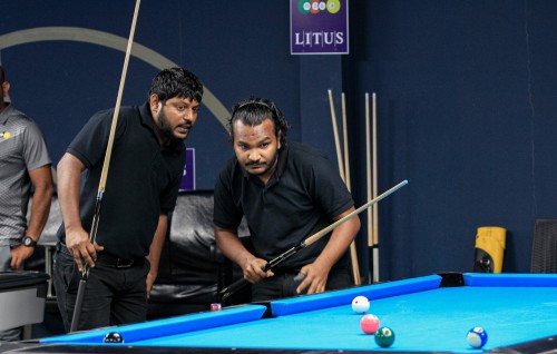 National Billiard Championship: Doubles Event ge Championkann Fayaz aai Shawin ah