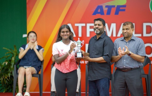 ATF junior 2 vana mubaaraathuge anhen singles champion akeeves Aaraa