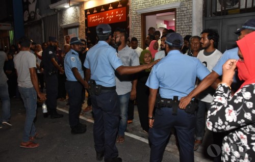 Arrests made at opposition protest last night