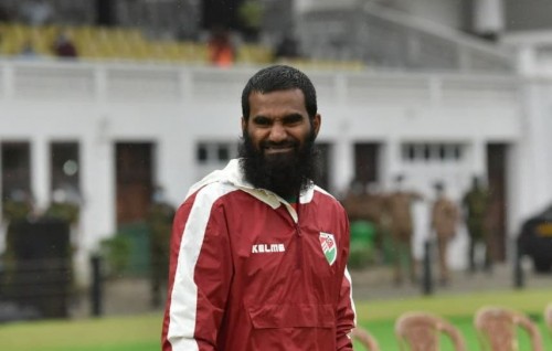 Miadhuge match ah fashaairu Dhagandey aai Sentey bench gai, Hampu furathama 11 ah