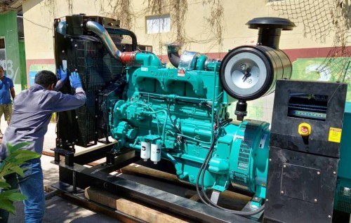 STELCO ge STEWO brand ge furathama  generator set Hangnaameedhoo ah