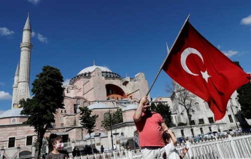Turkey ge Hagia Sophia miskithakah badhalu kohffi