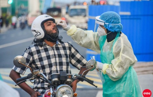 120 tested positive today, 49 from Male'