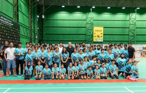 Junior Badminton mubaaraathah Ajufan Academy in gina kulhuntherin thakeh