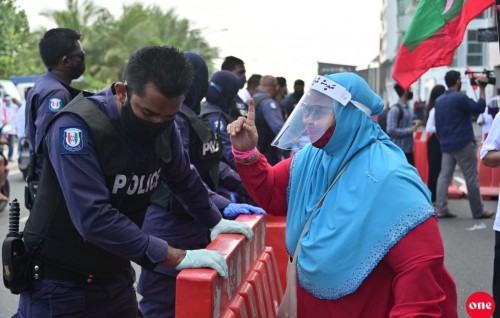 11 arrested at opposition rally