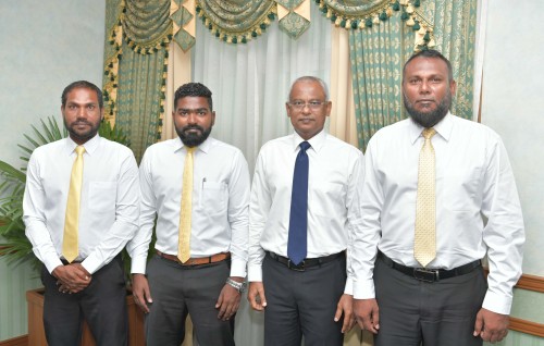 President Solih meets the Members of Kolhufushi Council