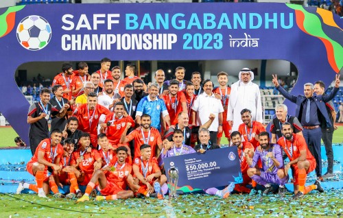 India mubaaraathun fennaane kamuge yageenkan SAFF in dheefi 