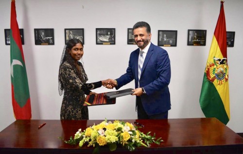 Maldives establishes diplomatic relations with Bolivia
