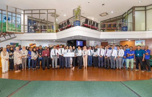 Stelco in Palestine telethone ah 500,000 rufiya hadhiyaa koffi