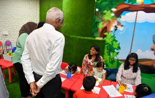 Stelco ge childcare centre ah Raees ziyaaraiy kurahvaifi