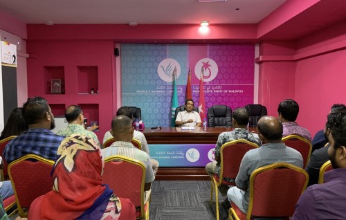 President Yameen meets new leadership of PNC