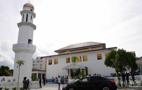 Mosque built as memorial for former First Lady’s parents was constructed with MVR 2.5 million from Maldive Gas